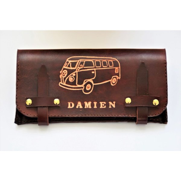 blague &agrave; tabac cuir personnalisable