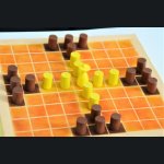 set di tablut in pelle